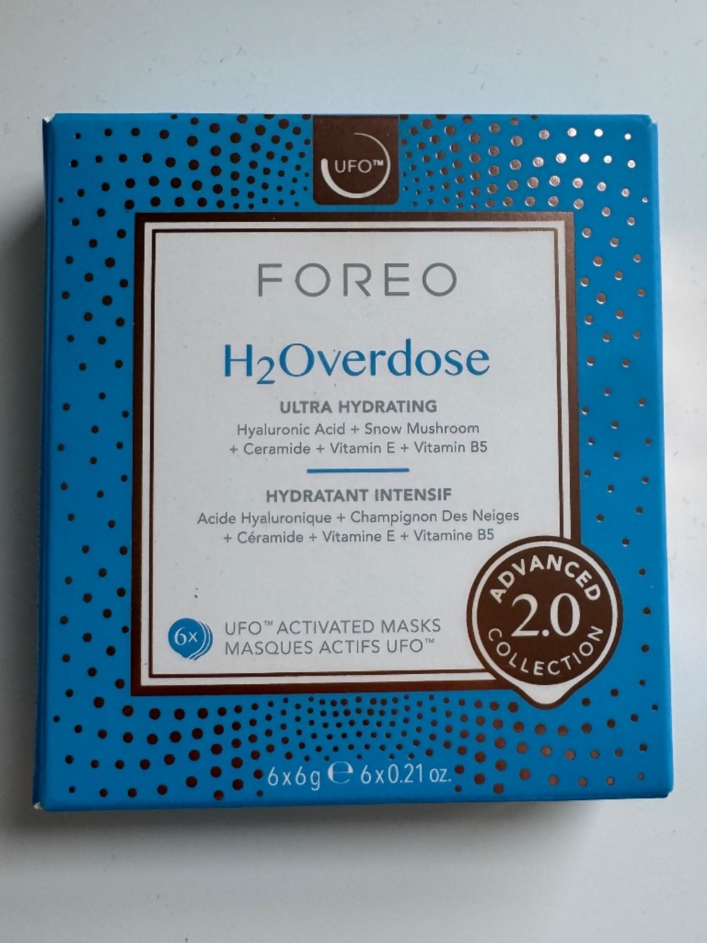 NWT FOREO H2Overdose 2.0 UFO Mask | Deep Hydration Face Mask